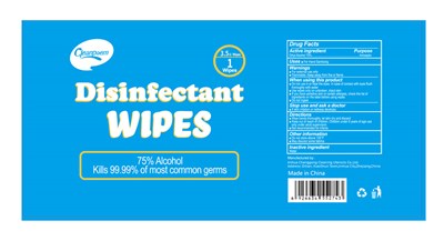 1 Wipes Label (Label 1)